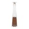 Merrick Lane Stainless Steel Pyramid Shape Portable Outdoor Patio Heater - 7.5 Feet Tall